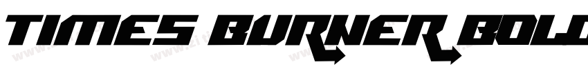 Times Burner bold字体转换